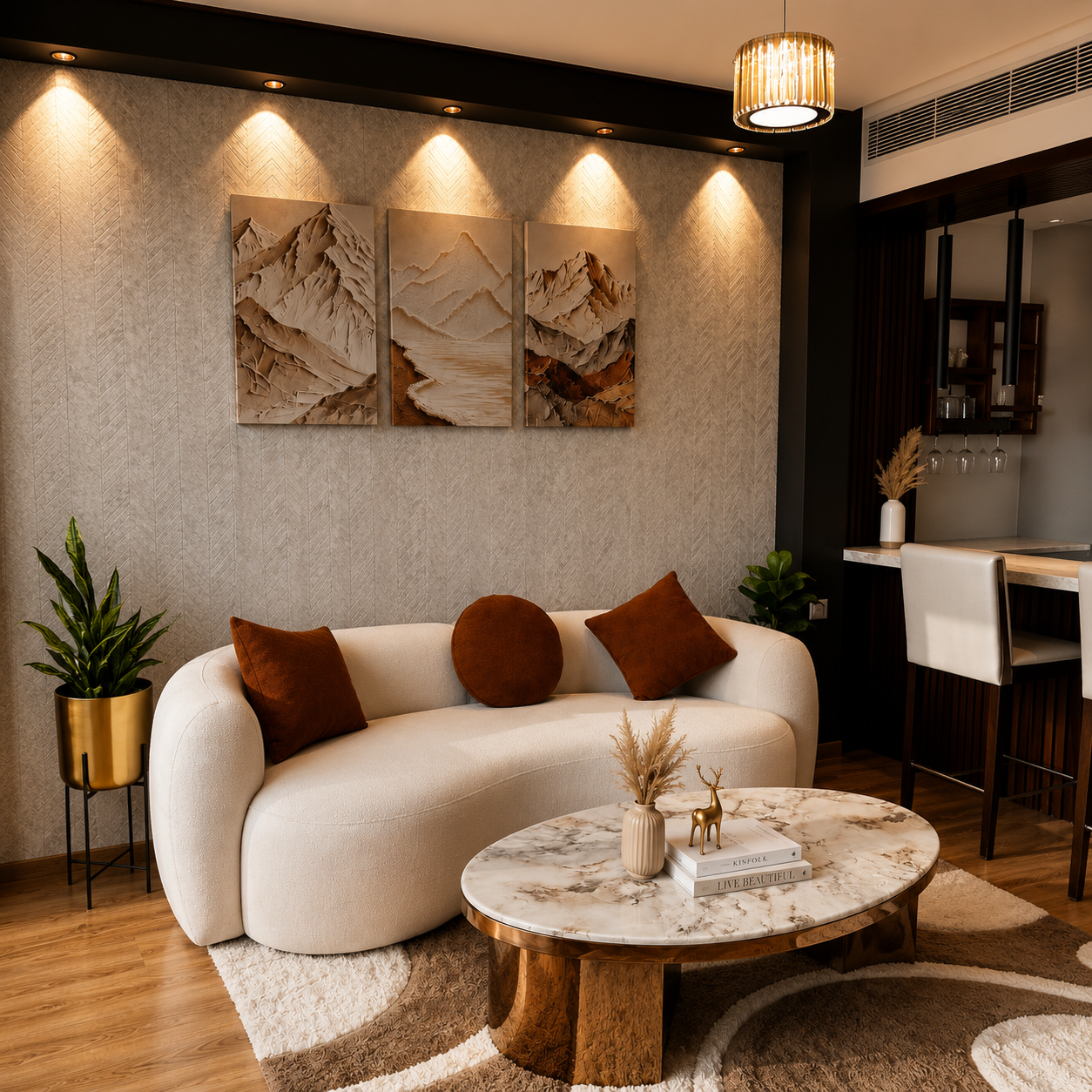 Skylevel Luxury Suite Premium Living Room