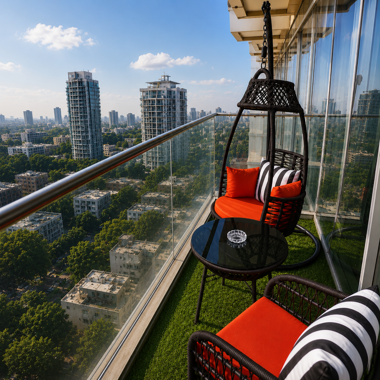 Skylevel Luxury Suite Private Balcony SwingSkylevel Luxury Suite Private Balcony Swing